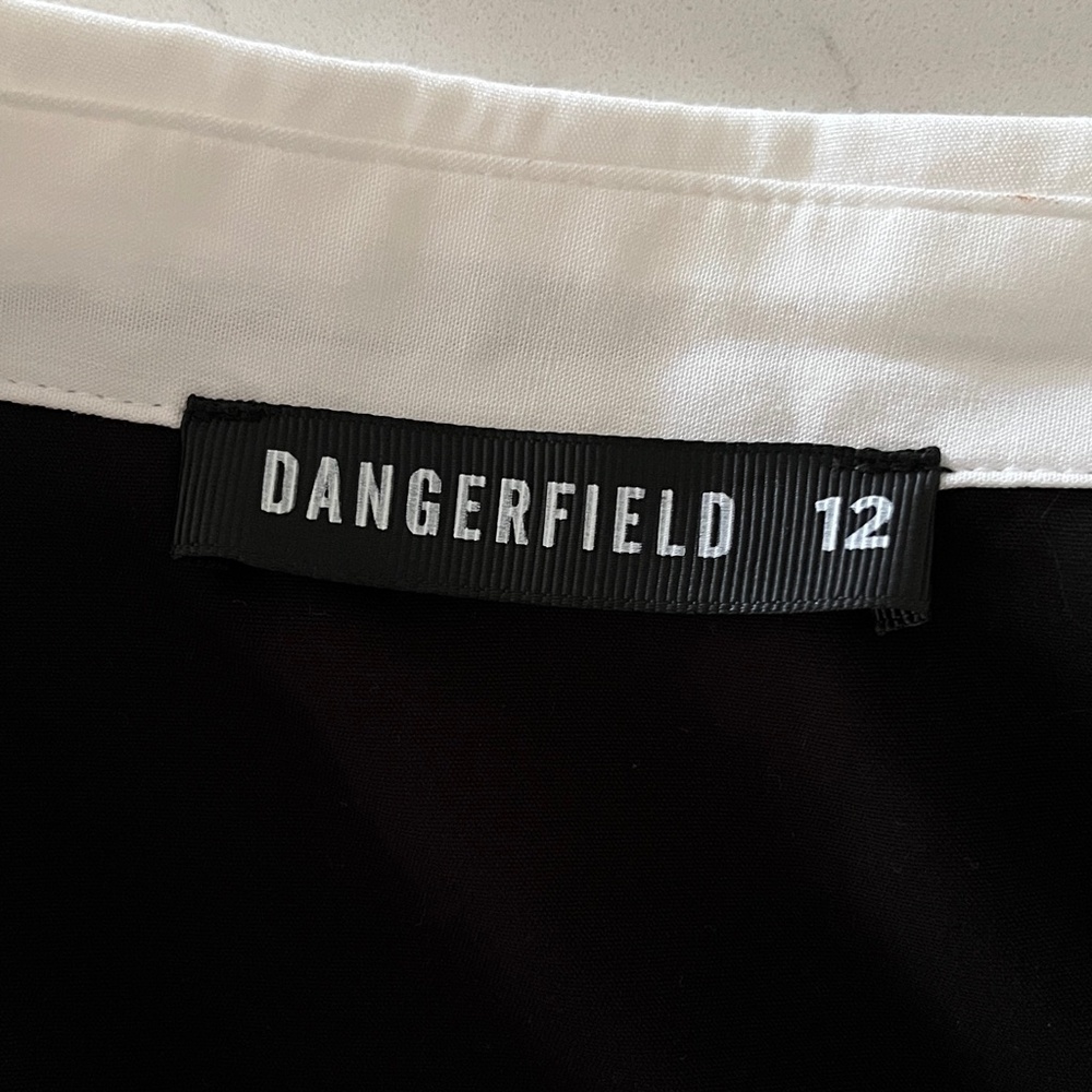 DANGERFIELD Rockabilly Strawberry Cropped Button Up Shirt - Picture 10 of 13